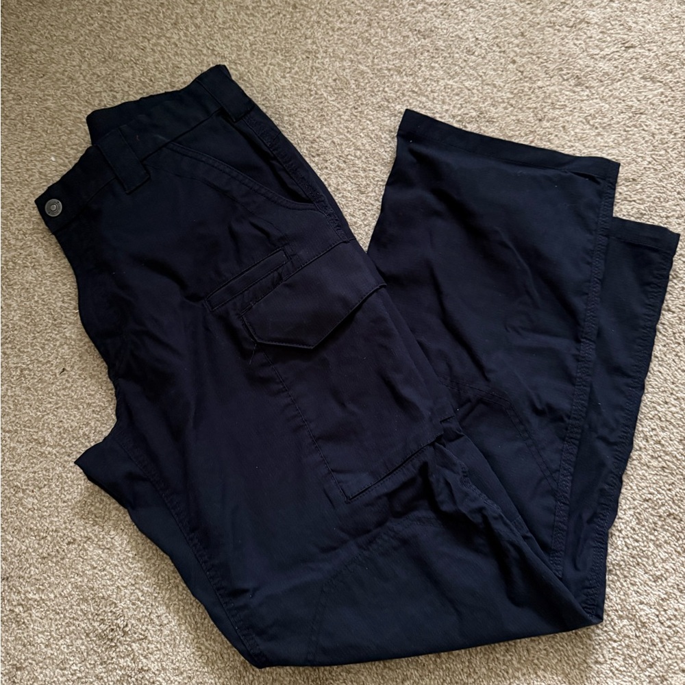 Men's Black Cargo Pants - Classic Utility Style